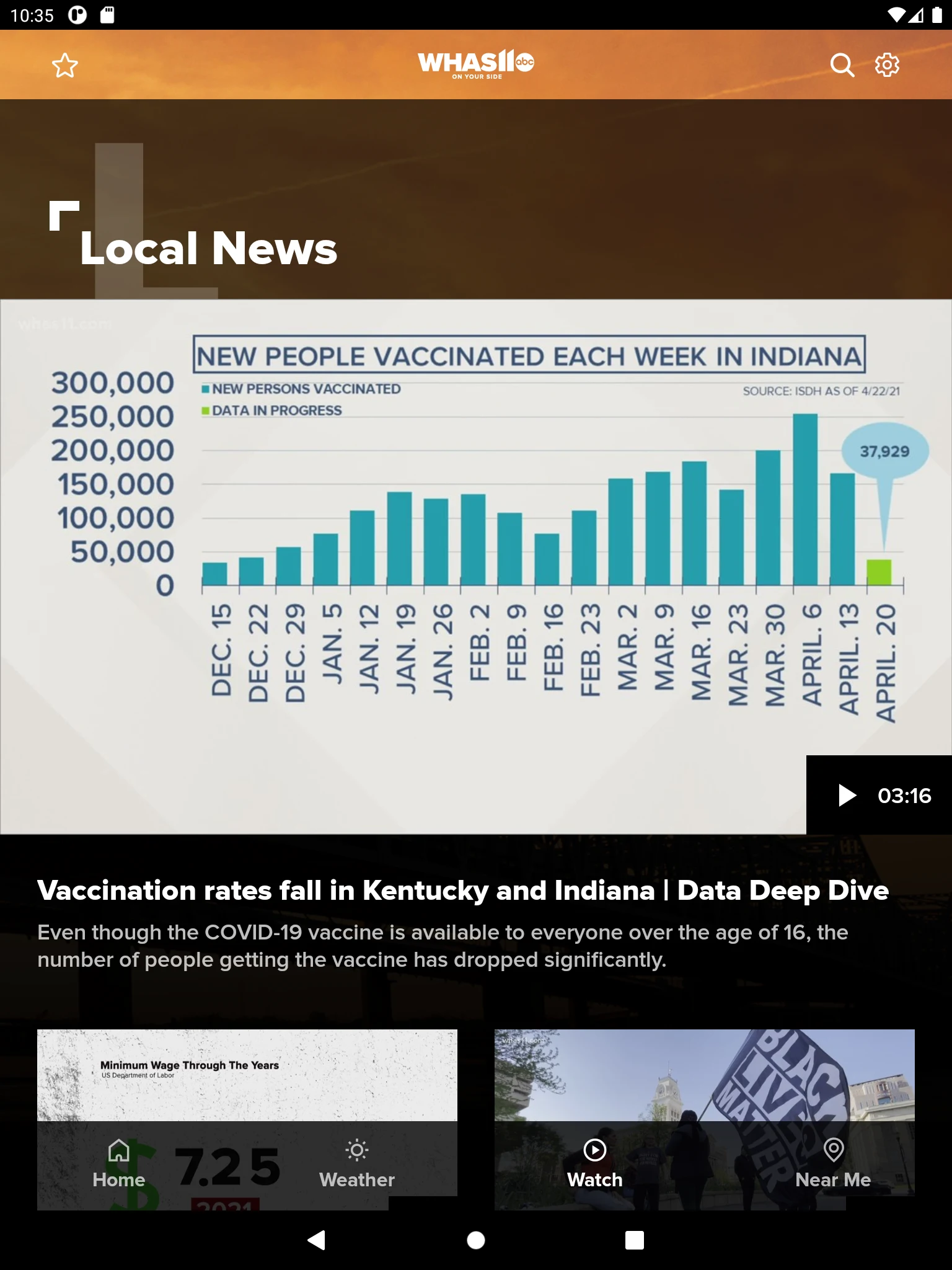 WHAS11 Louisville News screenshot