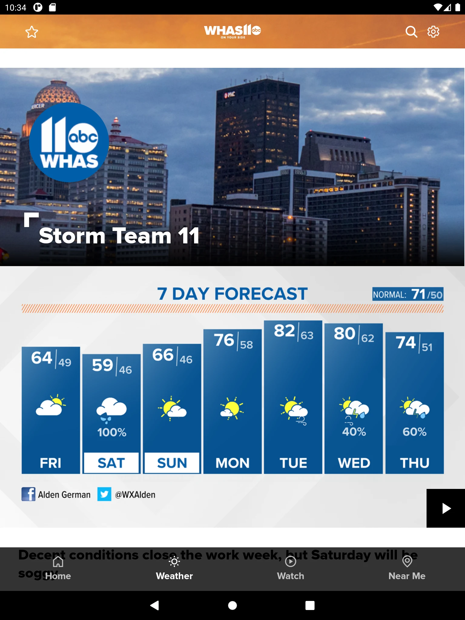 WHAS11 Louisville News screenshot